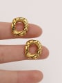 thumb Brass Hollow Geometric Vintage Stud Trend Korean Fashion Earring 3