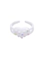 thumb Zinc Alloy Enamel Heart Cute Band Ring 0