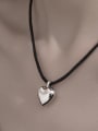 thumb Titanium Steel Heart Trend Necklace 1