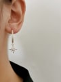 thumb Copper Cubic Zirconia Star Dainty Drop Trend Korean Fashion Earring 1