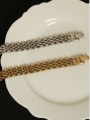 thumb Titanium Steel Geometric Vintage Link Bracelet 4