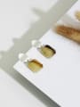 thumb Copper Cellulose Acetate Geometric Minimalist Drop Trend Korean Fashion Earring 3