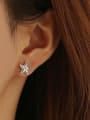 thumb Brass Star Minimalist Stud Earring 1