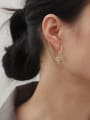thumb Copper Cubic Zirconia Bowknot Cute Stud Trend Korean Fashion Earring 1