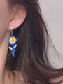 thumb Alloy Enamel Flower Cute Stud Earring 1
