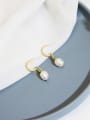 thumb Copper Imitation Pearl Geometric Minimalist Drop Trend Korean Fashion Earring 2