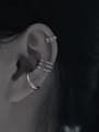 thumb Brass Geometric Minimalist Single Earring(Single -Only One) 3