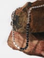 thumb Brass Bead Round Ethnic Necklace 2