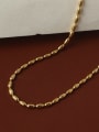 thumb Brass Bead Geometric Vintage Beaded Necklace 2