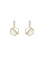 thumb Copper Shell Geometric Dainty Drop Trend Korean Fashion Earring 0