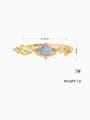 thumb Brass Opal Planet Cute Band Ring 2