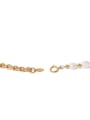 thumb Brass Freshwater Pearl Geometric Minimalist Necklace 3