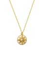 thumb Brass Shell Star Vintage Trend Korean Fashion Necklace 0