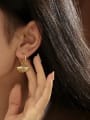 thumb Brass Geometric Vintage Drop Earring 1