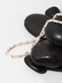 thumb Brass Natural Stone Geometric Hip Hop Necklace 2