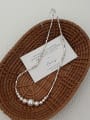 thumb Alloy Freshwater Pearl Geometric Dainty Beaded Necklace 2