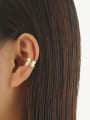 thumb Brass Feather Vintage Single Earring 2