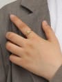 thumb Copper Bowknot Minimalist Blank Fashion Ring 1