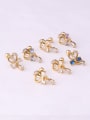 thumb Brass Cubic Zirconia Ball Vintage Single Earring(Single Only One) 4