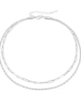 thumb Stainless steel Irregular Minimalist Multi Strand Necklace 1