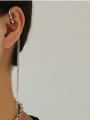 thumb Brass Tassel Minimalist Threader Earring(Single) 2