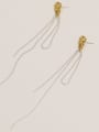 thumb Brass Tassel Vintage Threader Trend Korean Fashion Earring 2