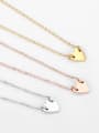 thumb Stainless steel Love heart 7mm Necklace 1