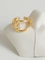 thumb Brass Imitation Pearl Geometric Vintage Single Earring (Only One) 2
