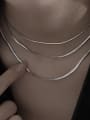 thumb Brass Trend Link Necklace 1