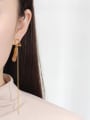 thumb Copper Resin Tassel Vintage Threader Trend Korean Fashion Earring 1