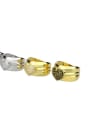 thumb Brass Cubic Zirconia Heart Luxury Band Ring 0