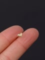 thumb Brass Cubic Zirconia Enamel Heart Cute Single Earring 3
