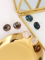 thumb Copper Opal Geometric Dainty Stud Trend Korean Fashion Earring 2