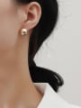 thumb Copper Geometric Minimalist Stud Trend Korean Fashion Earring 1