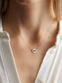 thumb Stainless steel Constellation Minimalist Round Pendant Necklace 2