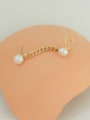 thumb Brass Imitation Pearl Geometric Vintage Single Earring (Only one) 3