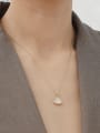 thumb Brass  Shell geometry Dainty Trend Korean Fashion Necklace 2