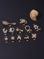 thumb Stainless steel Cubic Zirconia Animal Hip Hop Nose Studs 0