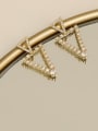 thumb Brass Cubic Zirconia Geometric Vintage Drop Trend Korean Fashion Earring 3