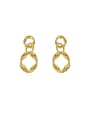 thumb Copper Hollow Geometric Artisan Drop Trend Korean Fashion Earring 0