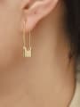 thumb Brass Geometric Minimalist Hook Trend Korean Fashion Earring 1