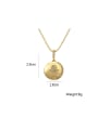 thumb Brass Cubic Zirconia Heart Dainty Necklace 2