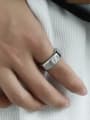 thumb Titanium Steel Geometric Minimalist Band Ring 2