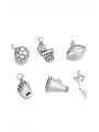 thumb stainless steel rugby pendant diy jewelry accessories 1