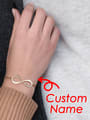 thumb Custom Stainless steel Lettering Identification Friend Bracelet 4