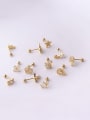 thumb Brass Cubic Zirconia Crown Cute Single Earring 2