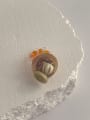 thumb Elastic rope Shell Geometric Cute Bead Ring 3