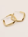 thumb Brass Geometric Minimalist Stud Trend Korean Fashion Earring 2