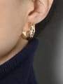 thumb Brass Geometric Vintage Clip Earring 1