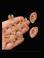 thumb Brass Cubic Zirconia Snake Vintage Single Earring(Single Only One) 0